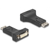 Adaptor Delock 66615, DisplayPort 1.1 male - DVI female, Black