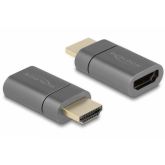 Adaptor Delock Magnetic 66684, HDMI male - HDMI female, Gray