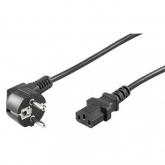 Cablu alimentare Inter-Tech 6690 VDE-C13, 1.5m, Black