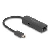 Placa de retea Delock 66938, USB-C, Black