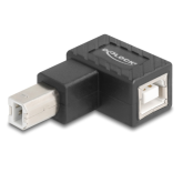 Adaptor Delock 67205, USB-B male - USB-B female, Black