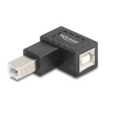 Adaptor Delock 67206, USB-B male - USB-B female, Black