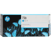 Cartus cerneala HP 738 Cyan 676M6A - 300ML 