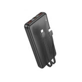 Baterie portabila Borofone BJ57, 10000 mAh, 2 x USB-A, 1 x USB-C, 1 x Lightning, White
