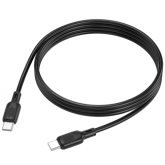 Cablu de date Borofone BX113, USB-C male - USB-C male, 1 m, Black