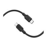 Cablu de date Borofone BX113, USB-C male - USB-C male, 2 m, Black