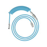 Cablu HP 6J680AA, USB-C male - USB-A male, 1.20 m, Light Blue-White