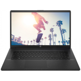 Laptop HP 17-cn2015nq, Intel Core i5-1235U, 17.3inch, RAM 8GB, HDD 1TB + SSD 256GB, nVidia GeForce MX550 2GB, Free DOS, Jet Black