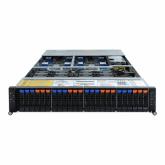 Server Gigabyte H262-Z66 V100, No CPU, No RAM, No HDD, No RAID, PSU 2x 2200W, No OS