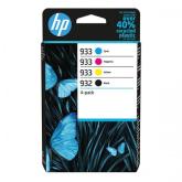 Pack Cartuse Cerneala HP 932 BLACK / 933 CMY  6ZC71AE