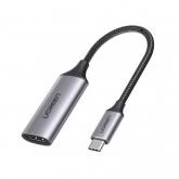 Adaptor Ugreen CM297, HDMI female - USB-C male, Gray