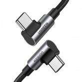 Cablu de date Ugreen US335, USB-C - USB-C, 1m, Black