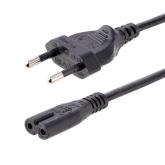 Cablu Startech 752E-2M-POWER-LEAD, EU - C7, 2m, Black