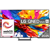Televizor QNED LG Smart 75QNED93A6A Seria evo AI QNED93, 75 inch, Ultra HD 4K, Black