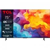 Televizor LED TCL Smart 75V6B Seria V6B, 75inch, Ultra HD 4K, Black