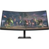 Monitor LED Curbat HP Omen 34c, 34inch, 3440x1440, 1ms GTG, Black