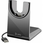 Charge stand Poly by HP pentru Voyager Focus 2/Voyager 4300, Black