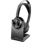 Casti cu microfon Poly by HP Voyager Focus 2 UC/Microsoft Teams cu Stand, USB-A Bluetooth, Black