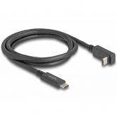 Cablu de date Delock 80034, USB-C male - USB-C male, 1m, Black