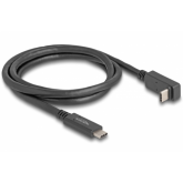 Cablu de date Delock 80034, USB-C male - USB-C male, 1m, Black