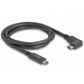 Cablu de date Delock 80037, USB-C male - USB-C male, 1m, Black