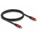 Cablu de date Delock 80040, USB-C male - USB-C male, 1m, Black