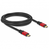 Cablu de date Delock 80051, USB-C male - USB-C male, 2m, Black