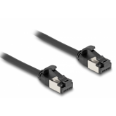 Patch Cord Delock 80181, U/FTP, Cat.8.1, 0.25m, Black
