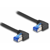 Patch Cord Delock 80213, S/FTP, Cat6a, 0.5m, Black