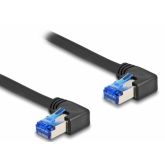 Patch Cord Delock 80215, S/FTP, Cat6a, 2m, Black