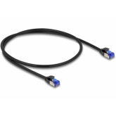 Patch Cord Delock 80226, S/FTP, Cat6a, 0.5m, Black