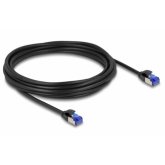 Patch Cord Delock 80230, S/FTP, Cat.6A, 5m, Black