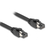 Patch Cord Delock 80232, S/FTP, Cat.8.1, 0.5m, Black