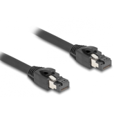 Patch Cord Delock 80233, S/FTP, Cat.8.1, 0.25m, Black