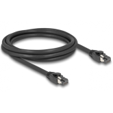 Patch Cord Delock 80234, S/FTP, Cat.8.1, 2m, Black