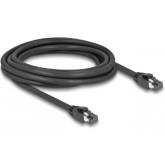 Patch Cord Delock 80235, S/FTP, Cat.8.1, 3m, Black