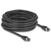 Patch Cord Delock 80237, S/FTP, Cat.8, 10m, Black