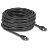 Patch Cord Delock 80239, S/FTP, Cat.8.1, 15m, Black