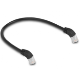 Patch Cord Delock 80274, S/FTP, Cat6a, 0.5m, Black