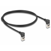 Patch Cord Delock 80281, S/FTP, Cat.6A, 1m, Black