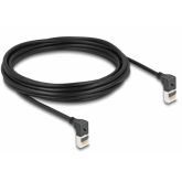 Patch Cord Delock 80284, S/FTP, Cat.6A, 5m, Black