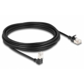 Patch Cord Delock 80308, S/FTP, Cat6a, 5m, Black