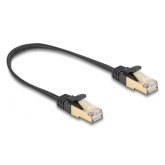 Patch Cord Delock 80323, U/FTP, Cat6a, 0.25m, Black