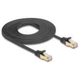 Path Cord Delock 80328, U/FTP, Cat6a, 5m, Black