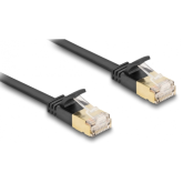 Patch Cord Delock 80346, U/FTP, Cat6a, 2m, Black
