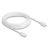 Patch Cord Delock 80362, U/UTP, Cat.6a, 5m, White