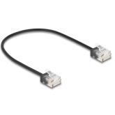 Patch Cord Delock 80369, UTP, Cat6, 0.3 m, Black