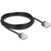 Patch Cord Delock 80374, UTP, Cat6, 5m, Black