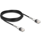 Patch Cord Delock 80392, UTP, Cat6a, 5m, Black