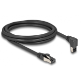 Patch Cord Delock 80395, S/FTP, Cat.8.1, 2m, Black